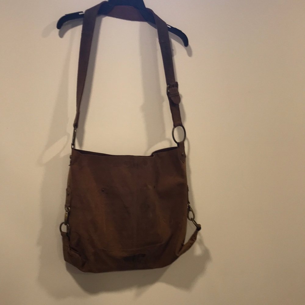 Lucky Brand brown leather handbag